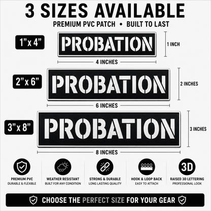 [PROBATION] Tac-Ops PVC PATCH BLK/WHI
