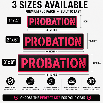 [PROBATION] Tac-Ops PVC PATCH BLK/PNK