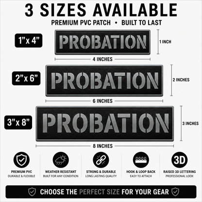 [PROBATION] Tac-Ops PVC PATCH BLK/GRY