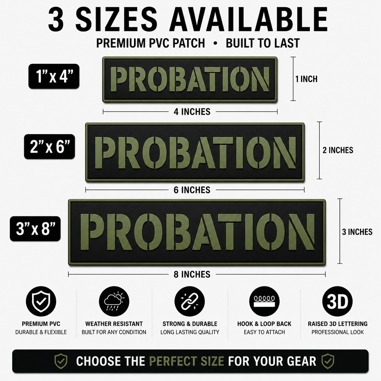 [PROBATION] Tac-Ops PVC PATCH BLK/GRN