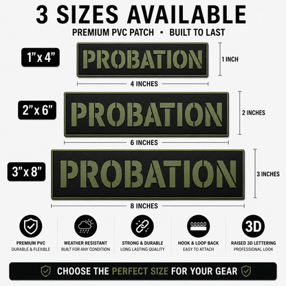 [PROBATION] Tac-Ops PVC PATCH BLK/GRN