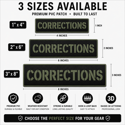 [CORRECTIONS] Tac-Ops PVC PATCH BLK/GRN