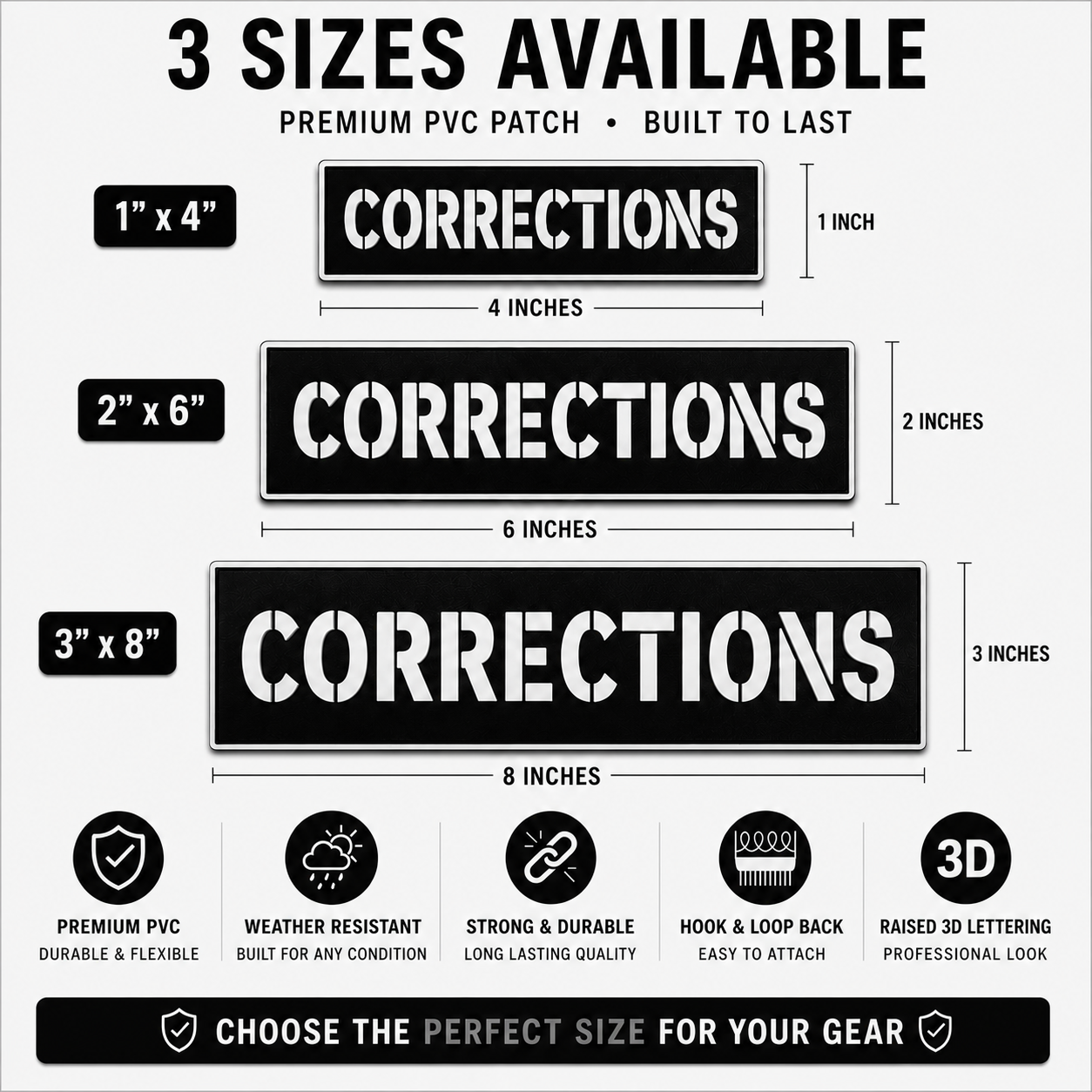 [CORRECTIONS] Tac-Ops PVC PATCH BLK/WHI