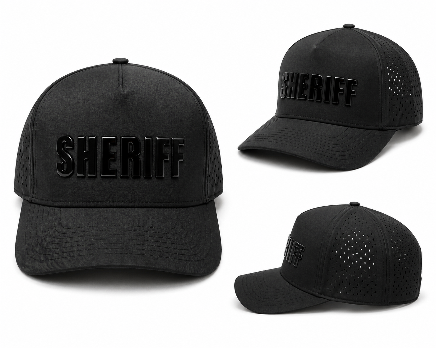 [SHERIFF] TactiCool Patrol Cap BLK/BLK