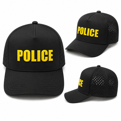 [POLICE] TactiCool Patrol Cap BLK/YLW