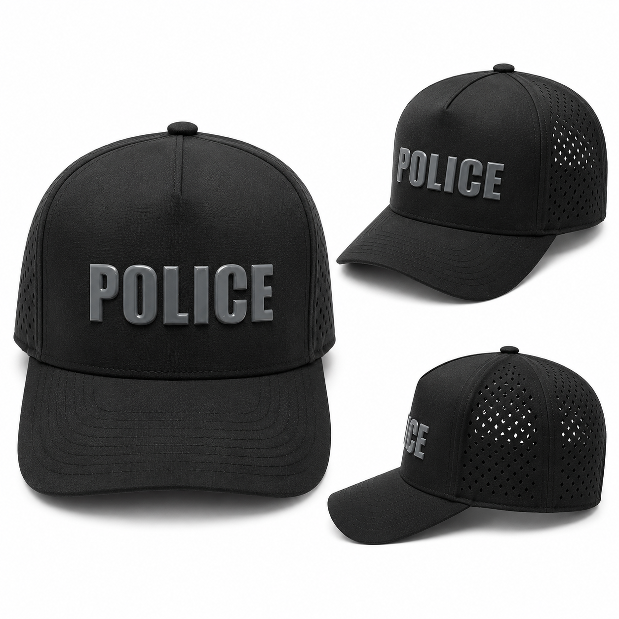 [POLICE] TactiCool Patrol Cap BLK/GRY