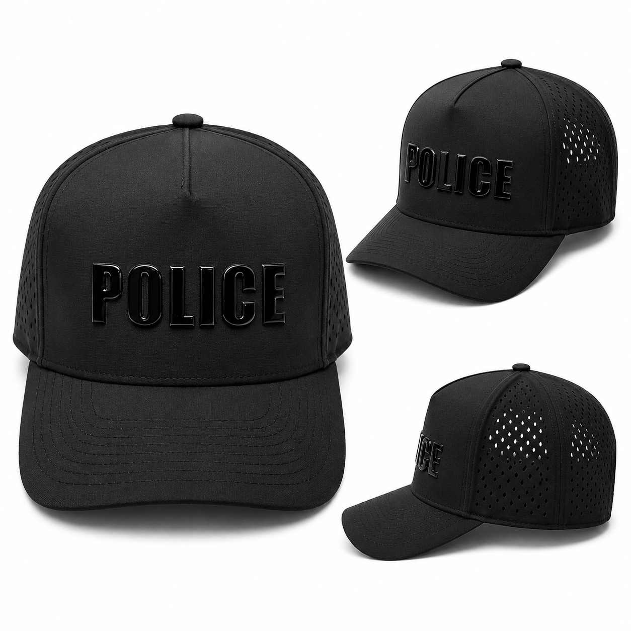 [POLICE] TactiCool Patrol Cap BLK/BLK