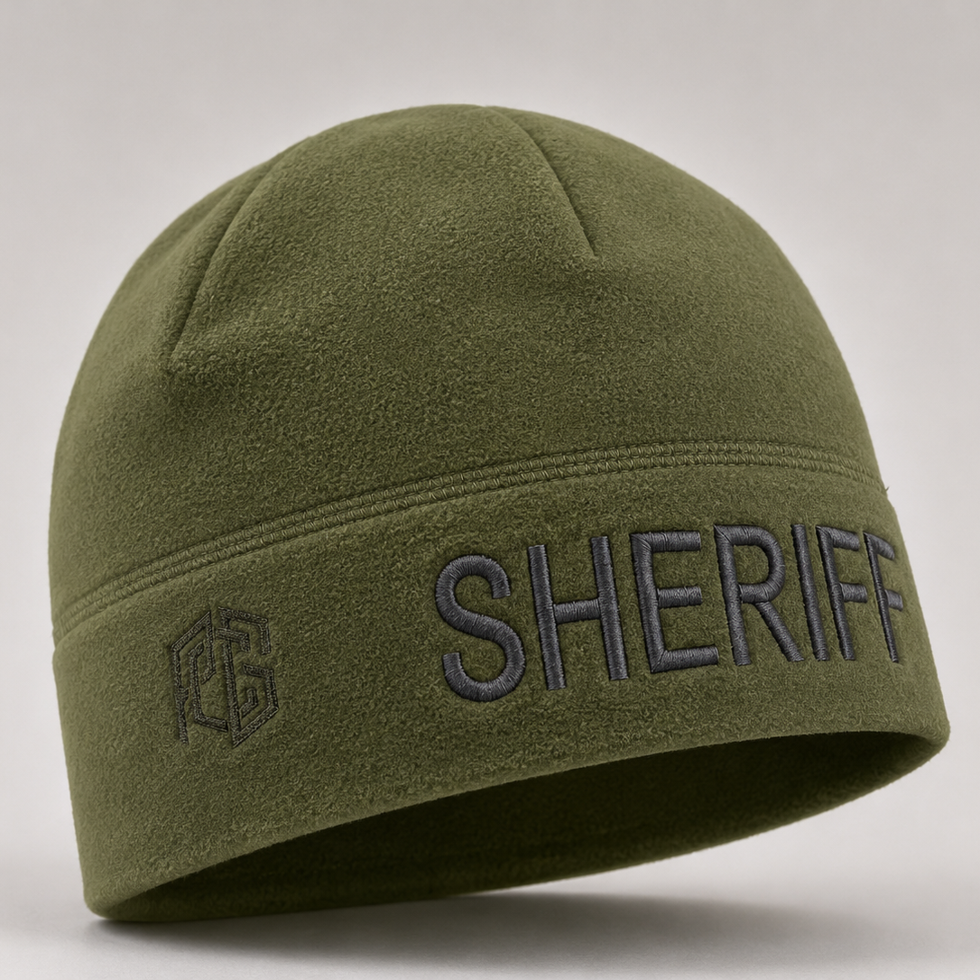 [SHERIFF] Green Operational Fleece Beanie (GRY)