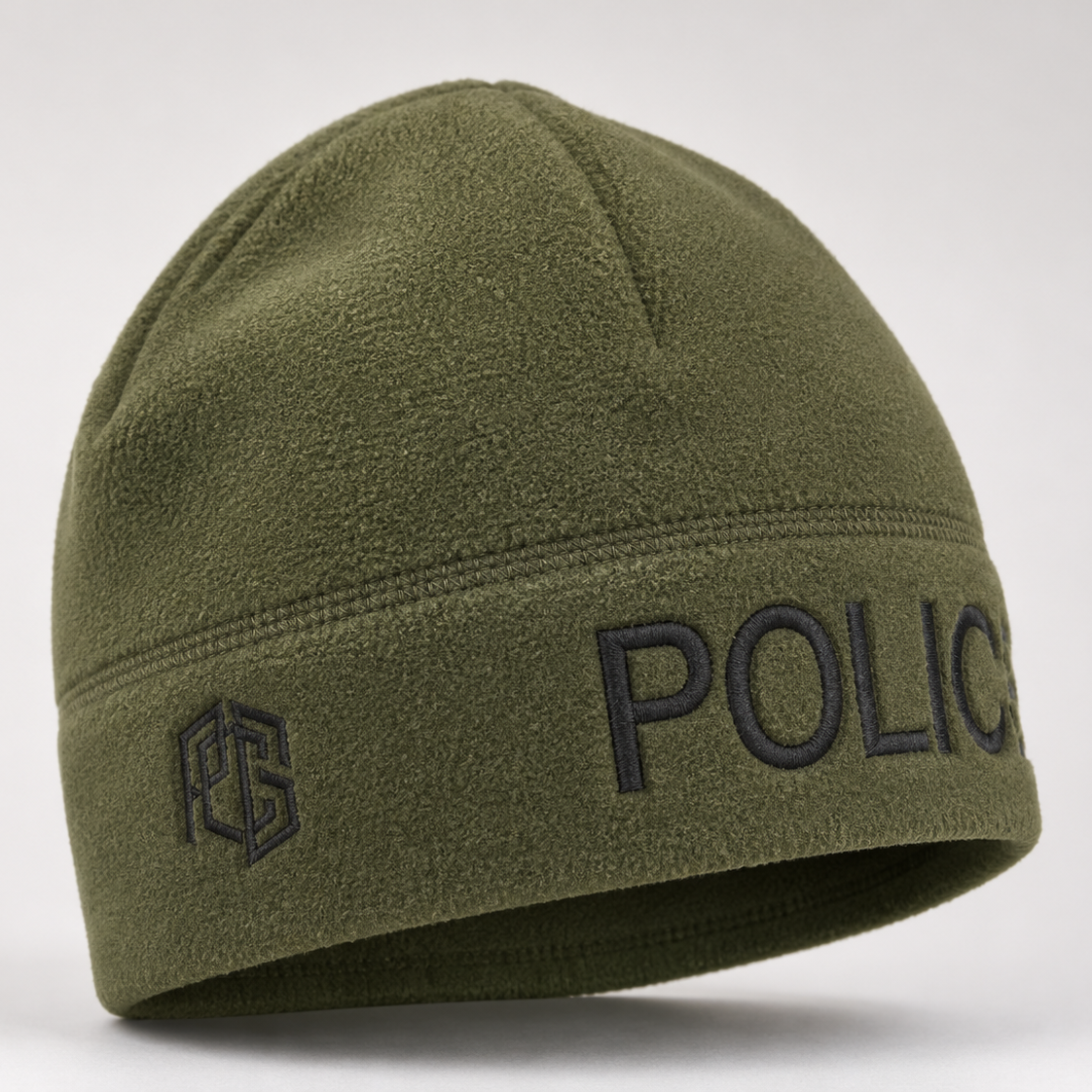 [POLICE] Green Operational Fleece Beanie (BLK)