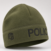 [POLICE] Green Operational Fleece Beanie (BLK)