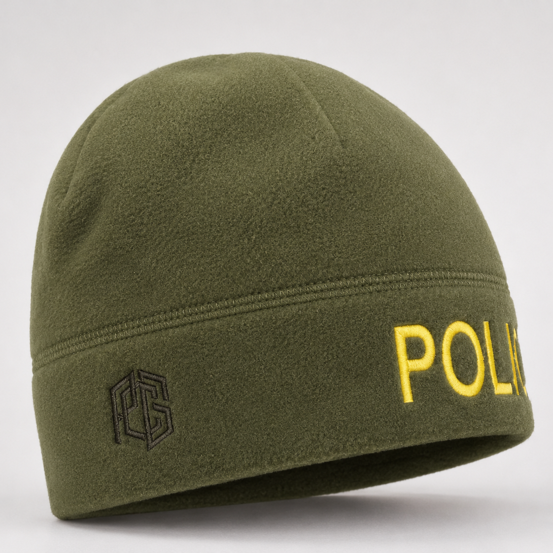 [POLICE] Green Operational Fleece Beanie (YLW)