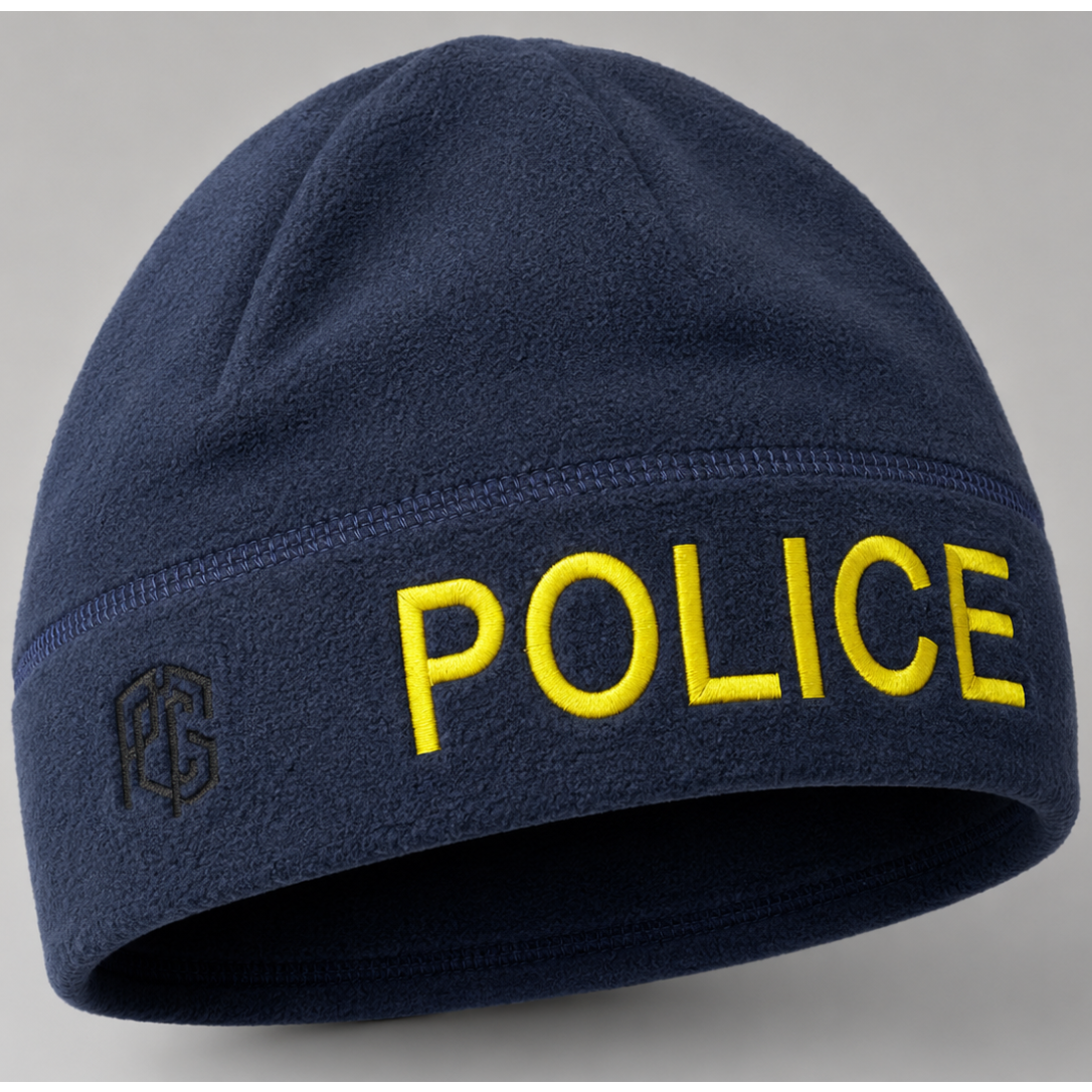 [POLICE] Blue Operational Fleece Beanie (YLW)