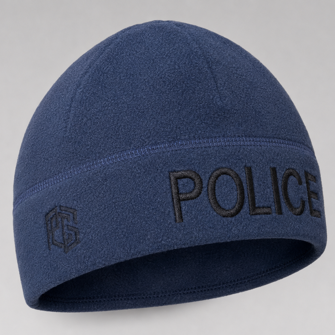[POLICE] Blue Operational Fleece Beanie (BLK)