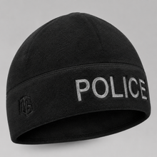 [POLICE] Black Operational Fleece Beanie (GRY)