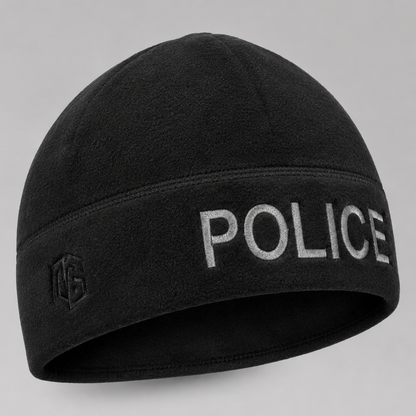 [POLICE] Black Operational Fleece Beanie (GRY)
