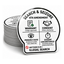 Search and Seizure - Sticker
