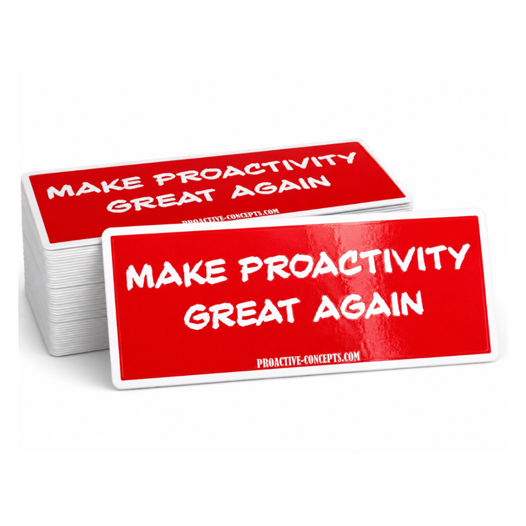 Make Proactivity Great Again - Sticker