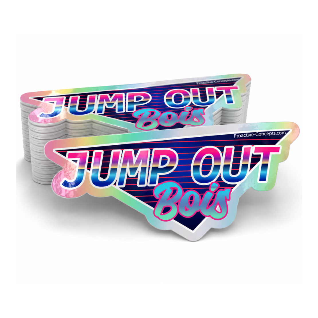 Jump Out Bois - Sticker