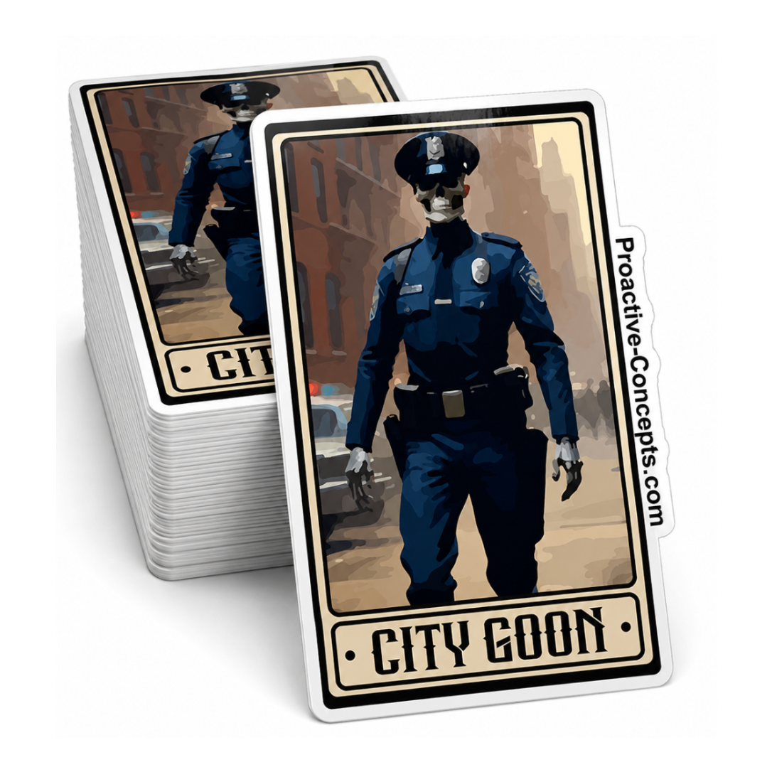 City Goon Card - Sticker