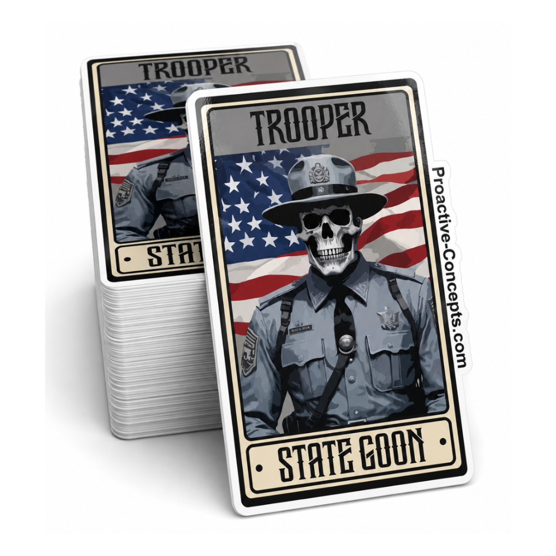 State Goon Card - Sticker
