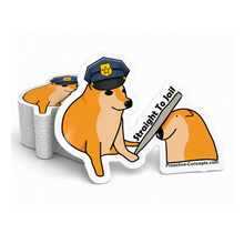 Straight To Jail - Sticker