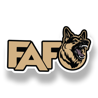 FAFO K9 - Sticker
