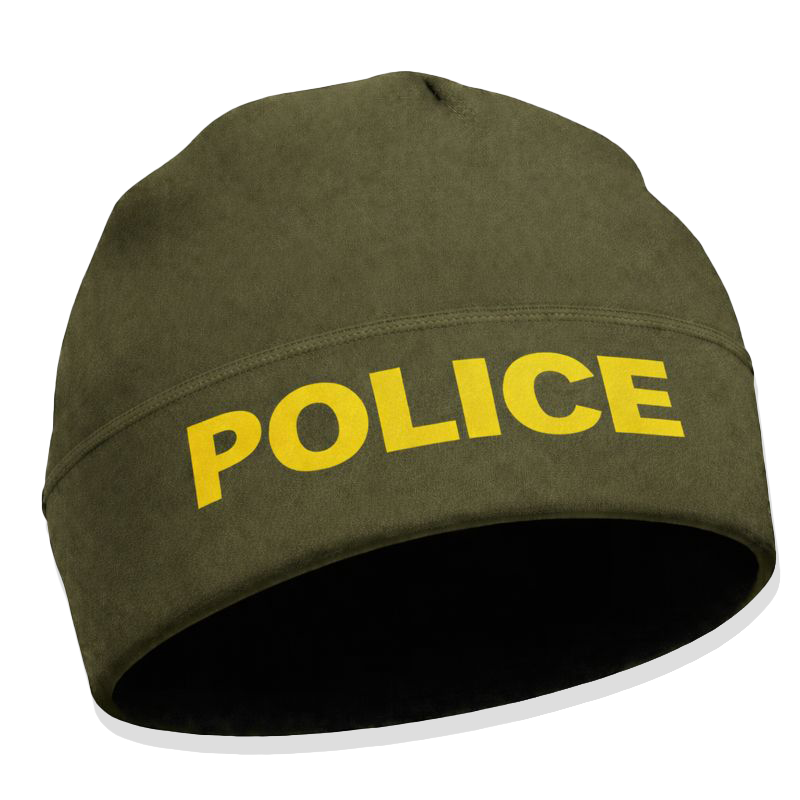 Green Police Beanie