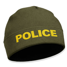 Green Police Beanie