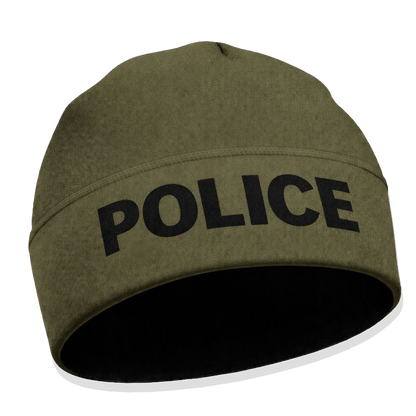 Green Police Beanie