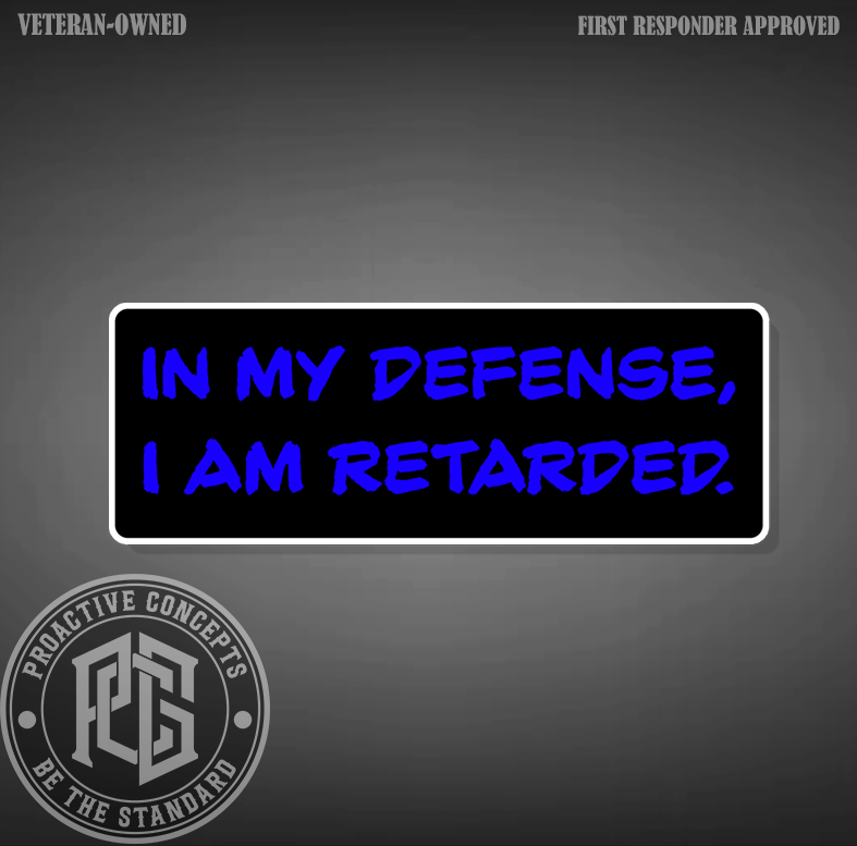 In My Defense - Sticker