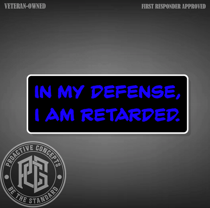 In My Defense - Sticker