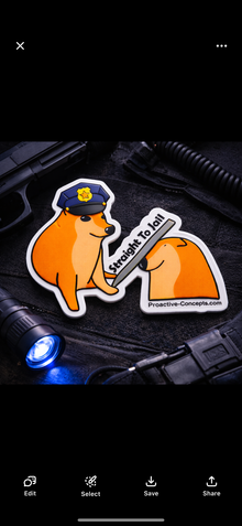 Straight To Jail - PVC VELCRO PATCH