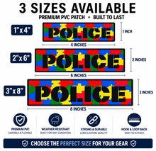 [POLICE] Tac-Ops PVC PATCH (AUTISM AWARENESS)