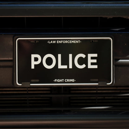 "POLICE" - License Plate