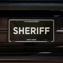 "SHERIFF" - License Plate