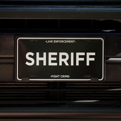 "SHERIFF" - License Plate