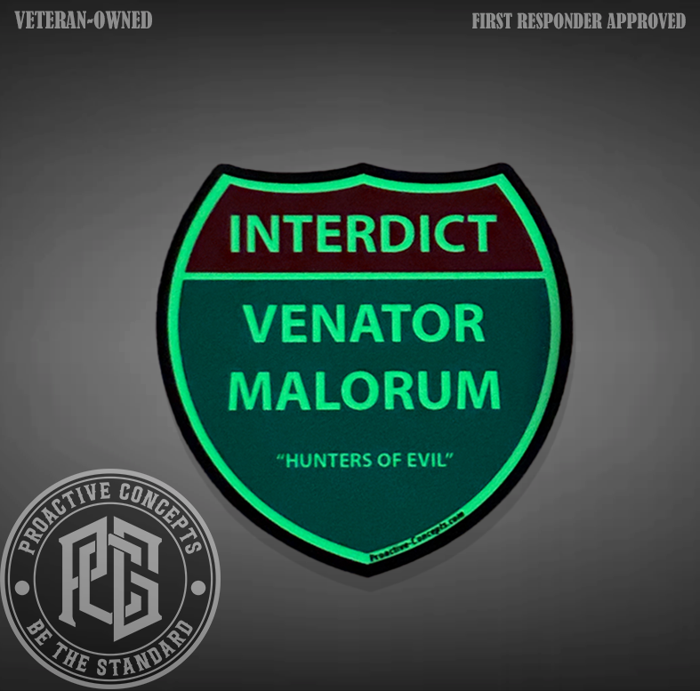 Hunters of Evil Sticker - Glow In The Dark