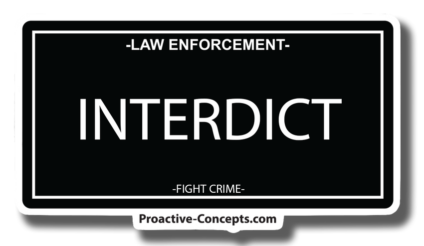 Interdict LP Sticker