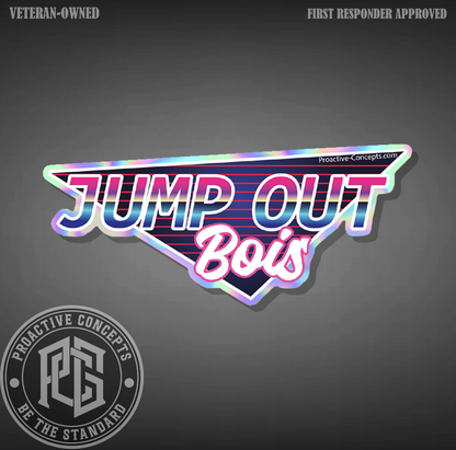 Jump Out Bois - Sticker
