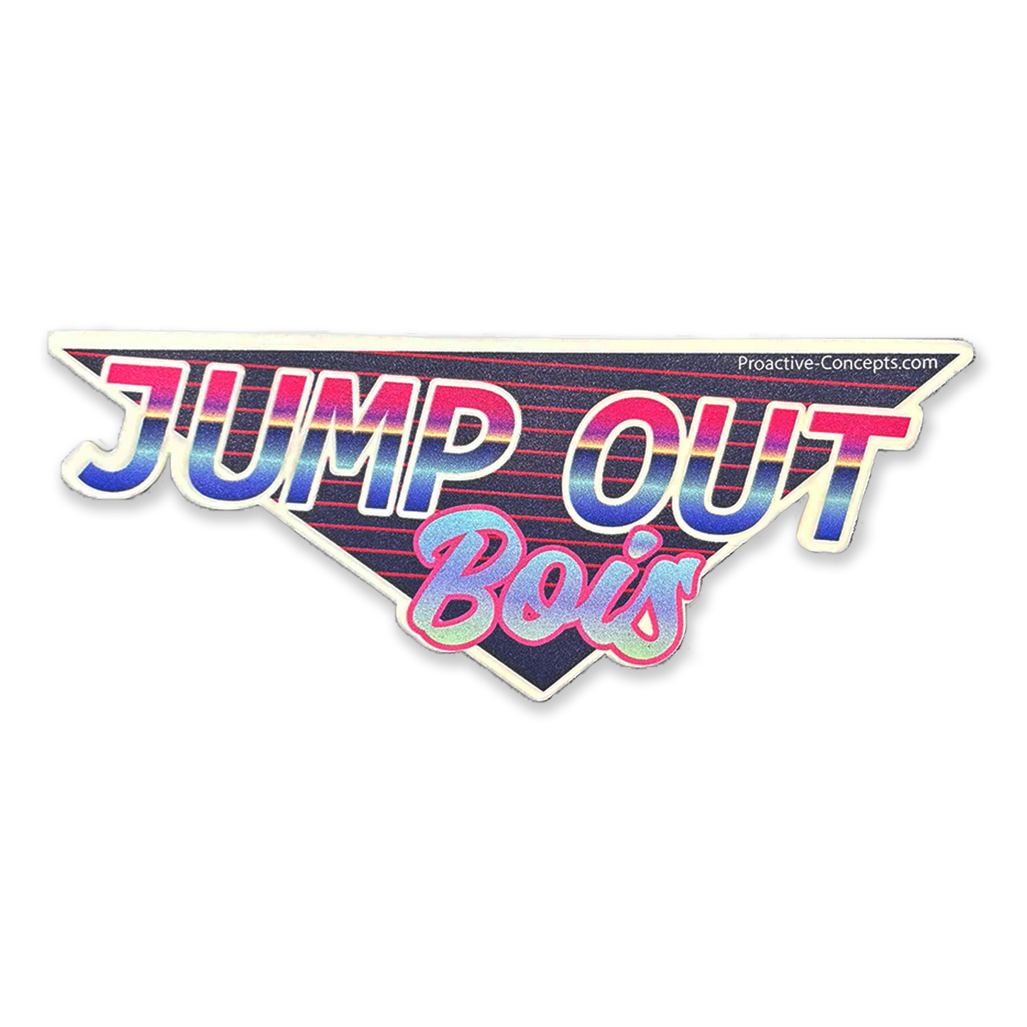 Jump Out Bois - PVC VELCRO PATCH
