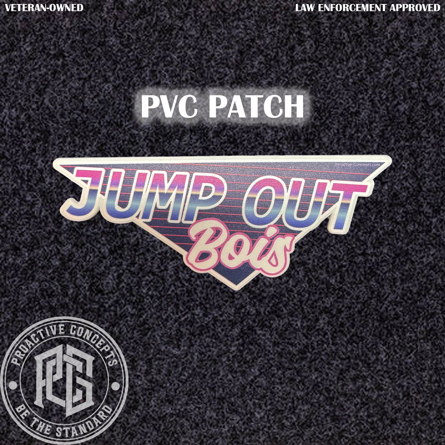 Jump Out Bois - PVC VELCRO PATCH