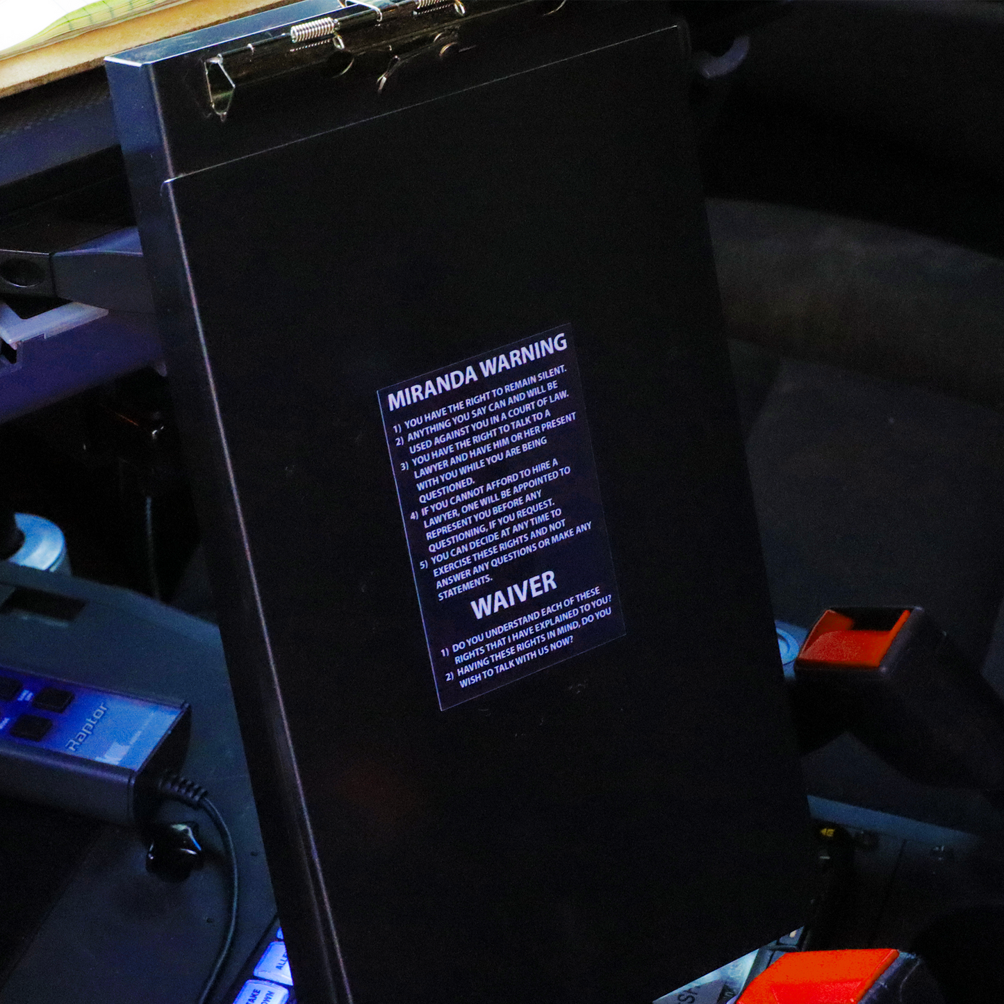 Miranda Warning - Sticker