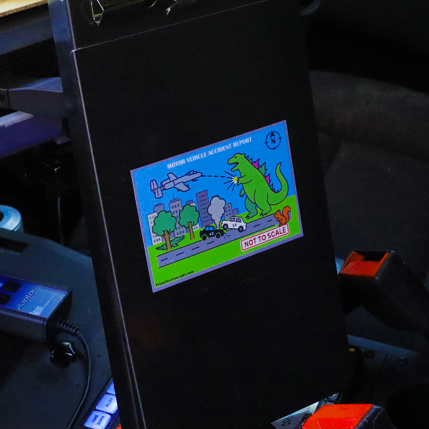 Not To Scale - Sticker