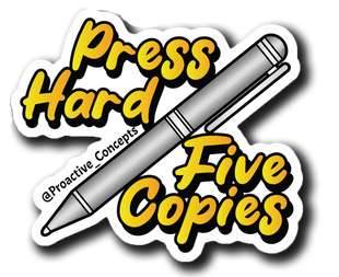 Press Hard Five Copies