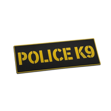 [POLICE K9] Tac-Ops PVC PATCH BLK/YLW