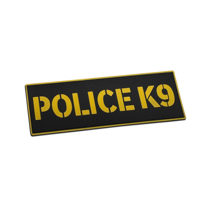 [POLICE K9] Tac-Ops PVC PATCH BLK/YLW