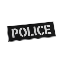 [POLICE] Tac-Ops PVC PATCH BLK/WHI
