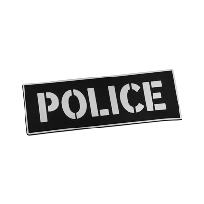 [POLICE] Tac-Ops PVC PATCH BLK/WHI