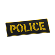 [POLICE] Tac-Ops PVC PATCH BLK/YLW