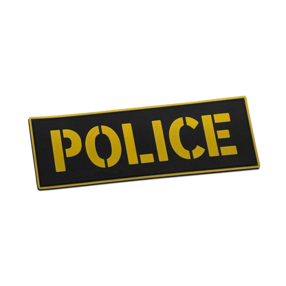 [POLICE] Tac-Ops PVC PATCH BLK/YLW